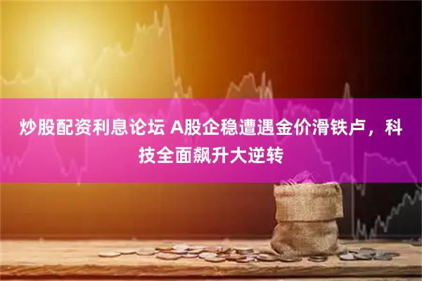 炒股配资利息论坛 A股企稳遭遇金价滑铁卢，科技全面飙升大逆转